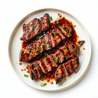 Maiale alla piastra piccante