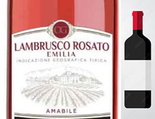 Lambuscro dell Emilia Rosado - Botella