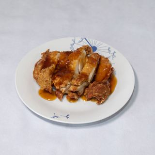 Pollo con Salsa de Ajo y Miel