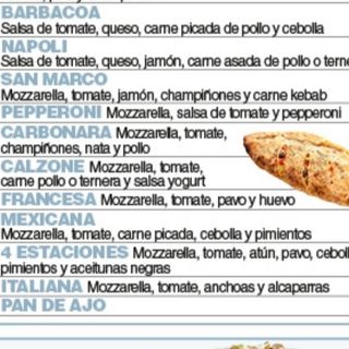 Pizza 4 estaciones (32 Cm.)