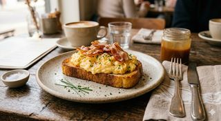 Toast Œufs Brouillés