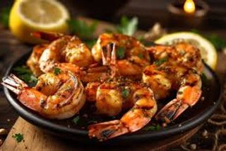 Plat Crevettes Grillées