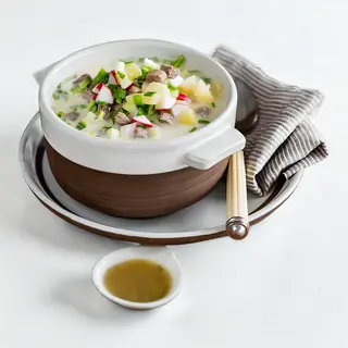 Окрошка с мясом