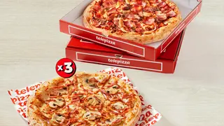 3 Pizzas medianas