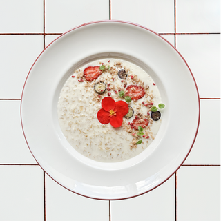 Овсяная каша со штрейзелем