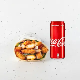 Crispy chicken rulla + Coca-cola 0,33l