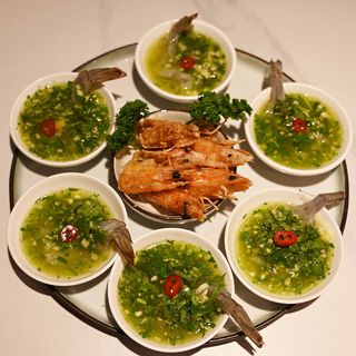 Ceviche de langostino tailandés