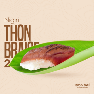 Nigiri Thon Braisé - 2 Pièces