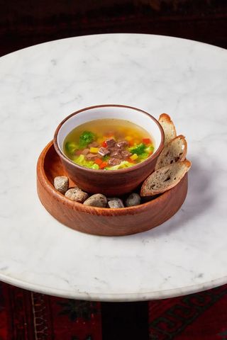 «Жібек жолы» сорпасы/Жибек жолы суп.