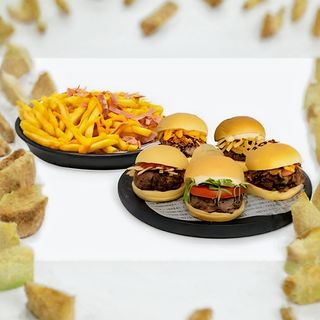 1 Rueda de MontyBurgers + 1 Aperitivo