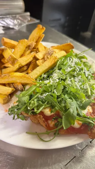 Milanesa Con Rúcula