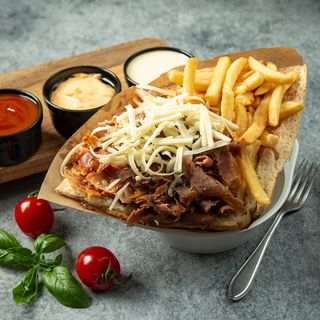 Kebab w bułce amerykański