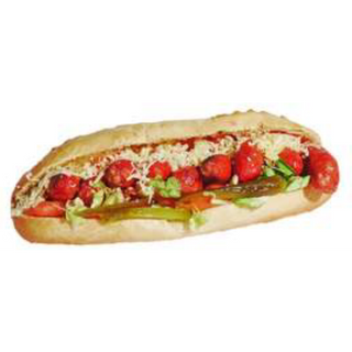 Sandwich Saucisse de Viande 