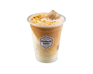 Pistacho iced coffee latte