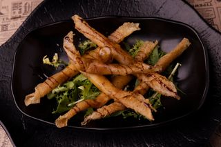 75 Crujientes De Colas De Langostinos (6 Uds.)