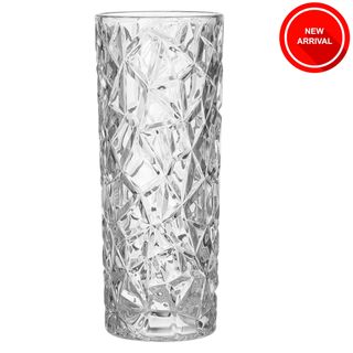 Sleek Clear Glass Vase