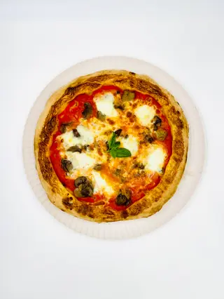 Pizza funghi bufala