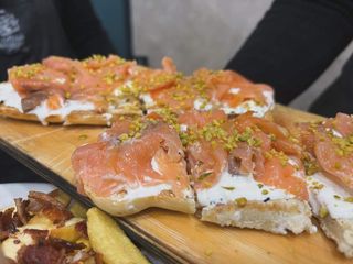 Bruschetta al salmone gluten free