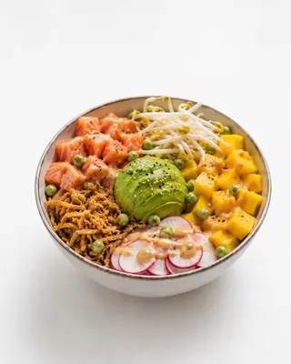 Salmon Peas Pleaser Poke
