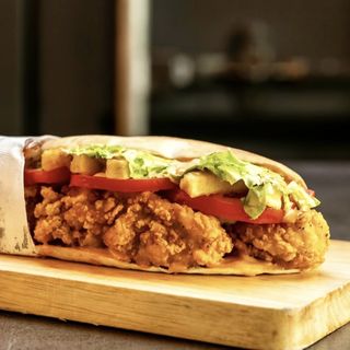 Pita crunchy tender+ frites 