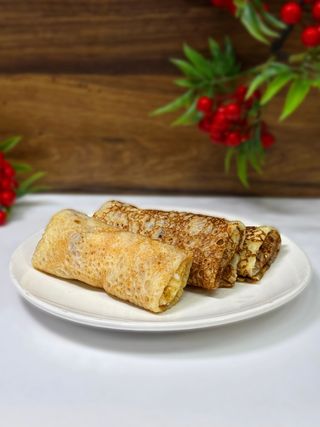 Блины с творогом