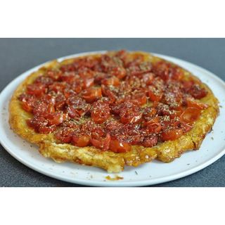 Balsamic and Tomato Tarte Tatin