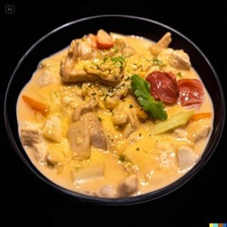 54. Pollo Curry Estilo Thai. Thai-style Chicken Curry