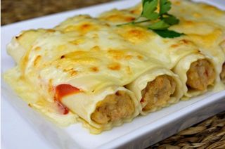 86. Canelones XL Tradicionales De Pollo Asado (2 Uds.)