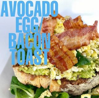 Egg bacon toast