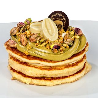 Pancakes galak e pistacchio