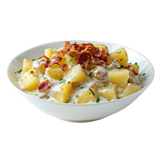 Запеканка с бекон и кашкавал