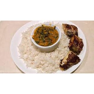 Swahili coconut curry with rice