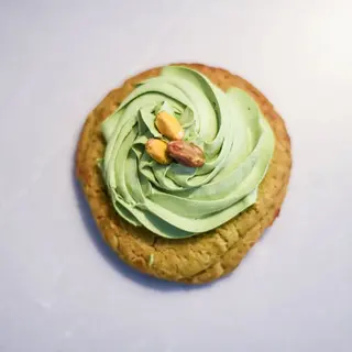 Cookie Cake sin gluten de Pistacho