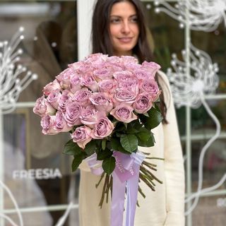 Букет из 35 Голландских фиолетовых роз