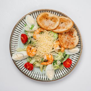 Цезарь с креветкой 