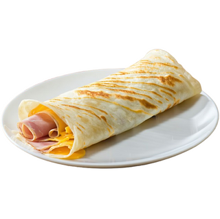 Палачинка с топено сирене и шунка