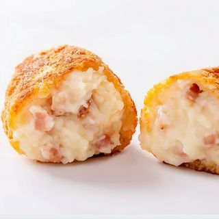 CROQUETAS DE MORTADELLA Y PISTACHO