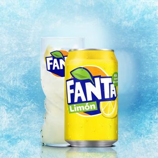 Fanta Limón lata 330ml.