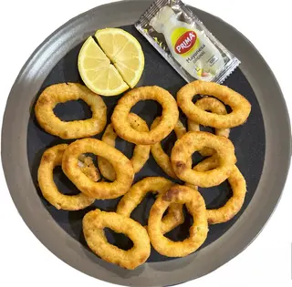 Anillas De Calamar Rebozadas