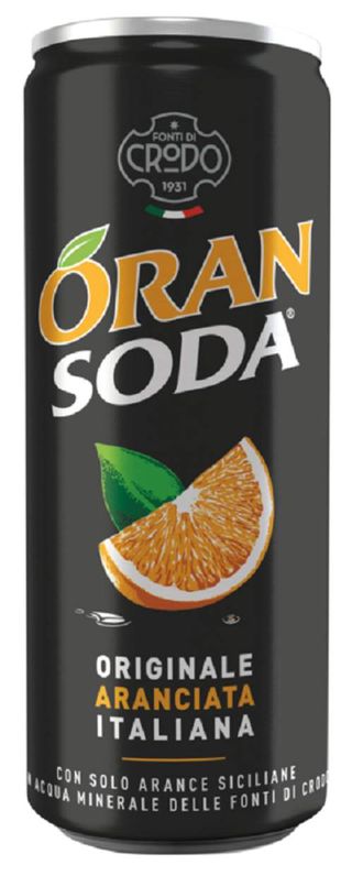 Włoska lemoniada smaki: ORAN SODA , LEMON SODA, MOJITO SODA 330ml