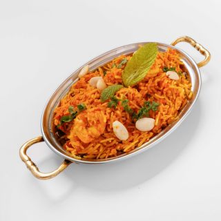 Riso gamberi biryani