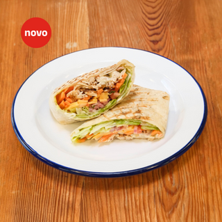 Wrap de Frango Desfiado