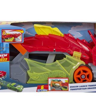 Camion si pista Hot Wheels City - Transportatorul Dragon [4221987]