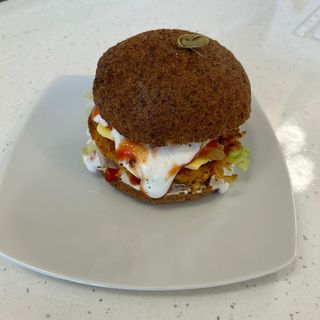 Burger vegan de năut