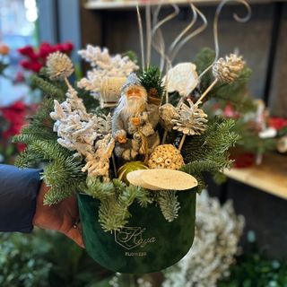 ARANJAMENT BRAD NATURAL IN CUTIE DE CATIFEA