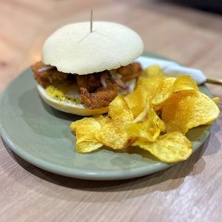 Mollete De Gambas Rebozadas