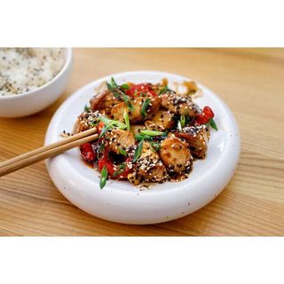 Chicken Stir Fry and Rice