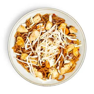 Lo mein piletina