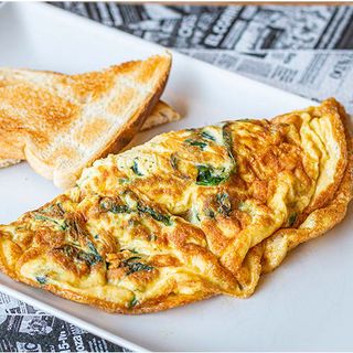 French Omelette Espinacas