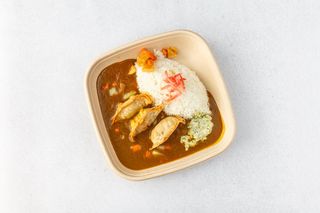 Curry gyoza